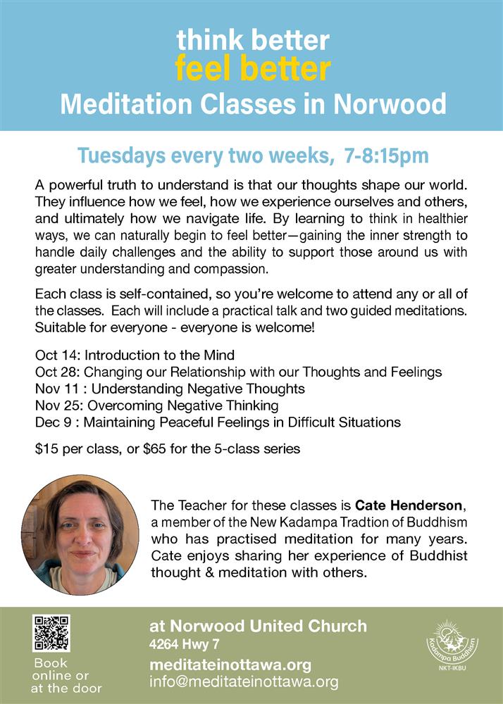 Think Better Feel Better Meditation Classes in Norwood